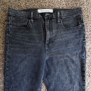 Distressed GAP Black Jeans